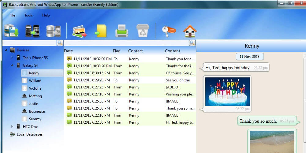 How can you Transfer Android Text SMS to iPhone 12 through Backuptrans