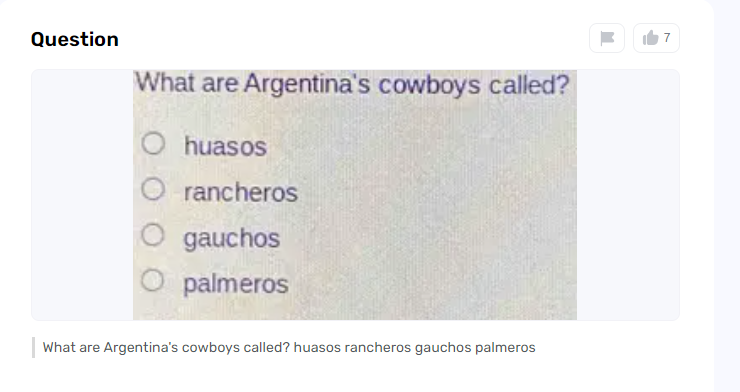 By Which Name The Argentina's Cowboys Are Known?